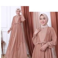Ziva Maxy / gamis ceruty terbaru 2021 mewah / gamis ceruty babydoll terbaru ori 2021 / dress musli