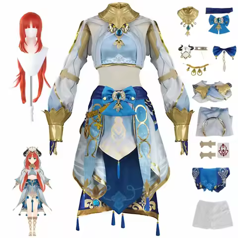 Genshin Impact Sumeru Nilou Cosplay Women's Outfit Girls Dress Halloween Costume Adults Carnival Uni