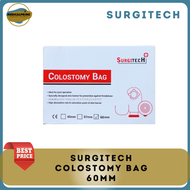 Surgitech Colostomy Bag Set 60mm (1BOX/10pcs)