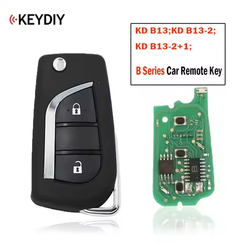 1pc KEYDIY Car Remote Control Key B13-2/B13-2+1/B13 Car Key for Toyota Style KD900 B Series KD-X2/KD