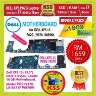 Dell XPS 13 P82G (13.3") 9370 Intel i7-8550U CPU 8GB RAM SUPPORTED Motherboard Only