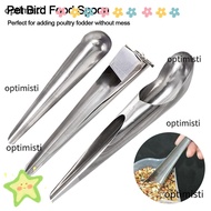 OPTIMISTI 3Pcs Pet Bird Portable Feeding Tool Feeding Bird Supplies Bird Cage