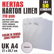 A4 Linen Paper 210gsm Linen Cardboard Paper A4 size