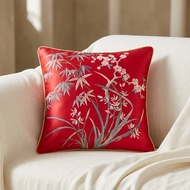 CNY Regal Blossom Cushion Rouge 45cm x 45cm