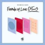 [缺貨] TWICE – Album Vol.3 (Formula Of Love: O+T=<3) 專輯韓版