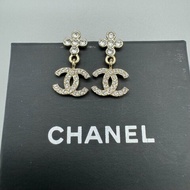 chanel 23年雙C耳環