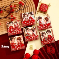 Creative Wedding Red Envelope Festive Cartoon Lucky Money Envelope Thousand Yuan Hundred Yuan Weddin
