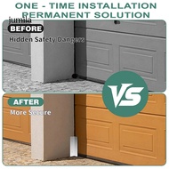Garage Door Seal Protector Stainless Steel Garage Door Protector 2pcs Stainless Steel L-shaped Garag