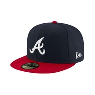 NEW ERA 59FIFTY 5950 MLB Player Cap Atlanta Warriors Navy Blue/Red Baseball Cap Cap ⫷ ScrewCap ⫸