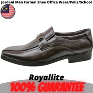 Jordani Kasut Men lelaki office wear shoes Formal shoe (JM1966) Black
