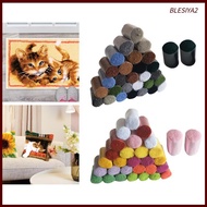 [Blesiya2] Craft Yarn 30PC/Set Rug Kit Crochet Yarn Cushion Blanket Cutter Carpet Yarn for