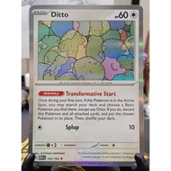 DITTO - 130/165 - Holo Scarlet and Violet - 151 Pokemon TCG