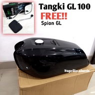 Honda GL100 Tank GL 100 full Press Fuel Tank FREE GL100 Mirror IMPORT