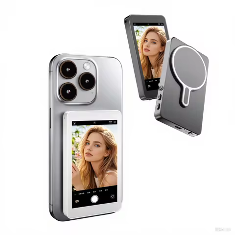 Selfie Monitor Screen Vlog Screen Magnetic Phone Vlog Rear Camera 4K For Selfie Vlog Live Stream Vid