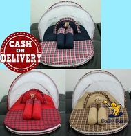 TEMPAT TIDUR BAYI / KASUR BAYI SATU SET DENGAN KELAMBU / KASUR BAYI BABY BESS / Perlengkapan Bayi Ba