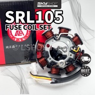 YAMAHA SRL105 FUSE COIL SET STARTER ASSY MAGNET COIL FIELD COIL STARTOR COIL LAGENDA105 LAGENDA SRL 