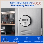 SUGIGMY Cabinet Cam Lock, Key Included Zinc Alloy Combination Cam Lock, Durable 4-Dial Digital Passw