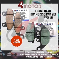 SYM VF3I 185 T2 VF3I185 FRONT REAR DISC BRAKE PAD BRAKE DISC PAD VF3I 185 DEPAN BELAKANG