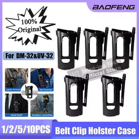 Original Belt Clip Hoster Baofeng DM-32 Walkie Talkie Belt Holster Case UV32 Radio Belt Holder Case 