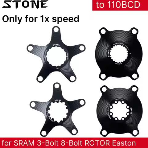 STONE Bike Chainring Spider 110BCD 1X Speed Only for SRAM 3-Bolt 8-Bolt ROTOR KAPIC ALDHU Easton EC9