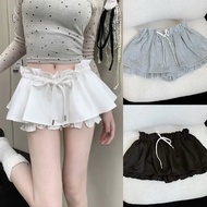 Very Beautiful Fall-Winter Flared Felt Skirt for Going Out H CV0018
