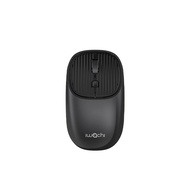IWACHI I4 เม้าส์ไร้สาย rechargable bluetooth mouse รองรับ 2.4G BT4.0/BT5.0 ไร้เสียงรบกวน แบตเตอรี่ใน