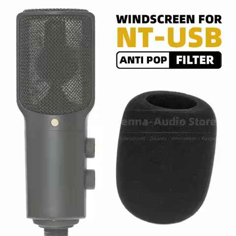 For Rode NT-USB NTUSB Microphone Pop Filter Windshield Sponge Windscreen Mic Foam Windproof Shield P