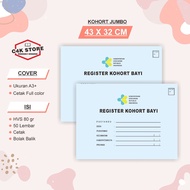 A3 Baby Cohort Register – Art Carton Cover & 80 gsm HVS Contents