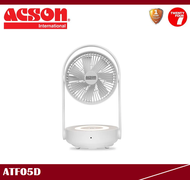 ACSON 3-in-1 USB Table Fan – Rechargeable / LED Night Light / Aromatherapy / Portable ATF05D