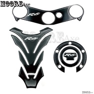 Mooreaxe สำหรับ Yamaha YZF YZF-R6 R6 YZF600 2006-2016แผ่นถังน้ำมันฝาถังน้ำมันสามมิติชุดฝาปิดแก๊สสติก