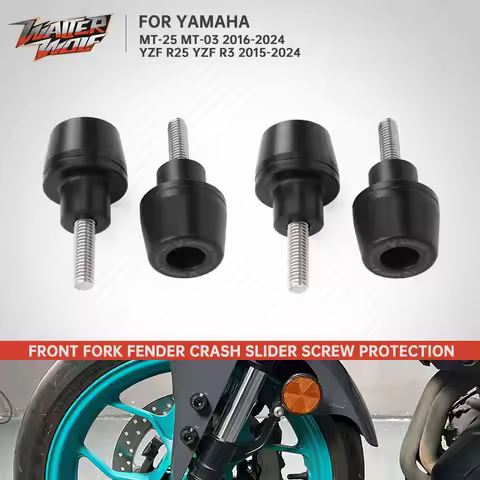 Motorcycle 2pcs 4pcs Front Mudguard Crash Slider Screws For YAMAHA YZF-R25 YZF-R3 MT-25 MT-03 YZFR3 