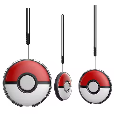 Hard Case For Pokemon Go Plus + Crystal Storage Case with Hand Strap Transparent PC Case Cover for P