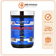 Creatine Monohydrate (400g) ALLMAX Micronized Tăng Cường Sức Mạnh Kích Thích Cơ Bắp Phát Triển