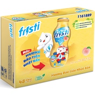 Thùng 48 Chai Sữa Chua Uống Fristi Hương Đào 80ml