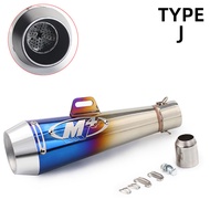 【User-friendly】 38-51mm M4 Exhaust Motorcycle Muffler Ekzos Muffler Canister For zx4r r3 MT09 CBR650