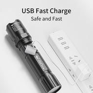 Recharge portable highlight long treasure life flashlight 02