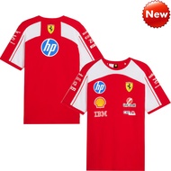 2026 Newest F1 Racing Jersey + F1 Ferrari Racing Team T-Shirt + Summer Men&Women Short Sleeve T-Shir