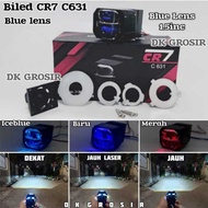 CR7 C631- Biled Matrix X1 1.5 Inch Blue Lens & Red Lens