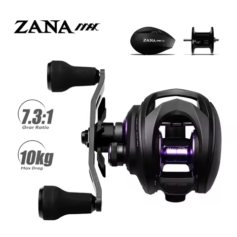PURELURE ZANA MAX 10KG SV+DC Dual Mode 7.3:1Gear Saltwater Resistant Full Metal 215g Macro Monster 1