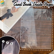 A4 Binder Game Double Sided Card Book Inner Pages - 9-Cards Trading Storage Bag - Compact Business D
