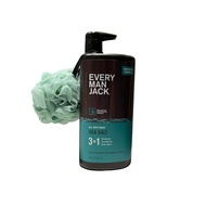 Generik Every Man Jack Sea Salt Hydrating Pencuci Badan 3-dalam-1 Lelaki dan Syampu dan Perapi - 28.