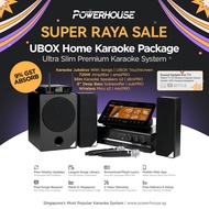 [SG] Powerhouse Slim Home Karaoke System + Powerhouse Touchscreen Jukebox KTV System / Karaoke Box - Karaoke Set