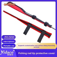 YOLANDA Fishing Rod Protector, Protective Cover Tubes Fishing Rod Tip Cover, Cover Foldable Portable