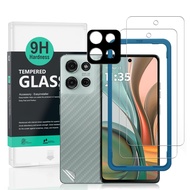 Ibywind For Motorola Moto G75 Screen Protector(Pack of 2),with Metal Lens Protector,Easy Install kit
