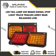 LED TAIL LAMP 24V BRAKE SIGNAL STOP LIGHT TRUCK TRAILER LORRY REAR BELAKANG LORI