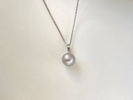 天然海水珍珠 真多麻 akoya 簡約 吊墜 贈項鏈