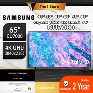 Samsung 65" CU7000 4K UHD Smart TV (2023) | UA65CU7000KXXM UA65AU7000KXXM (65CU7000 65 Inch TV Television 电视机)