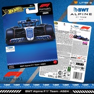 F1 - Custom Card Hotwheels Premium BWT Alpine Team