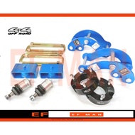 LIFT UP KIT TO 3inch TOYOTA HILUX VIGO REVO BLOCK SPACER DOUBLE SHACKLE EXTRA LONG BALL JOINT 38MM K