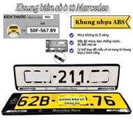 Car License Plate Frame with long license plate ABS plastic frame for new long license plate models